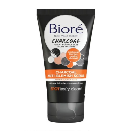 Biore Charcoal Anti-Blemish Scrub 127g