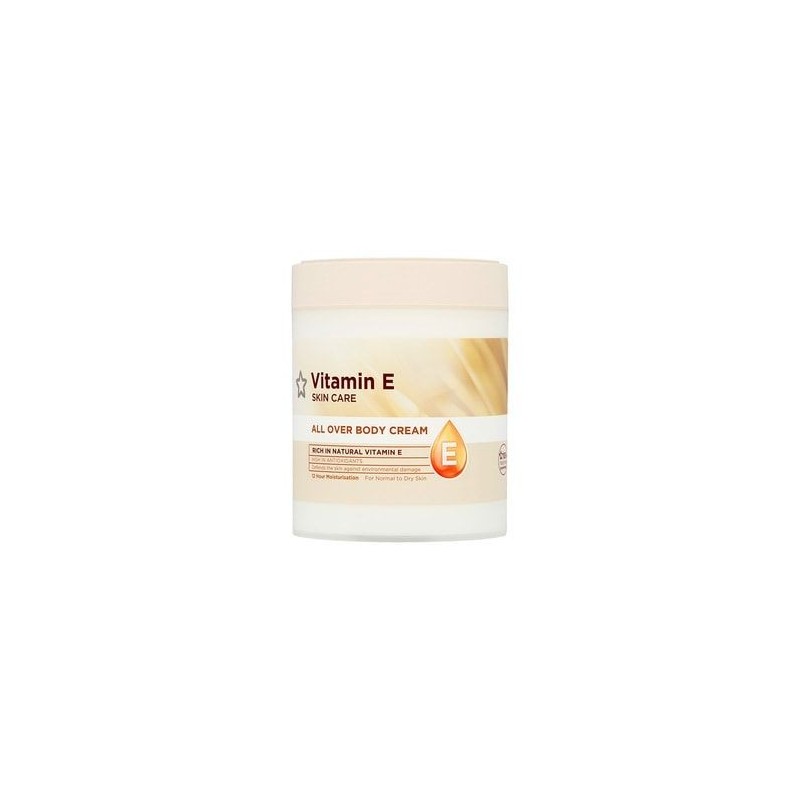 Superdrug Vitamin E All Over Body Cream 475ml